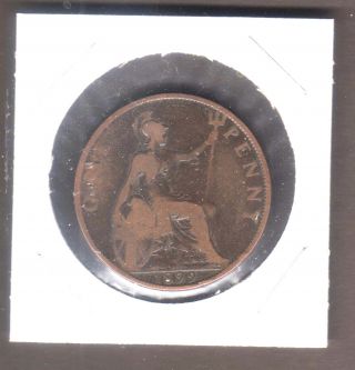 Great Britain 1 Penny 1899 photo