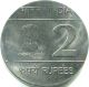 India 2 Rupees Coin Struck On 1 Rupee Planchet,  Very Very Rare Variety,  Top Grade Coins: World photo 1