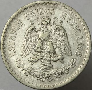 1925 1 Peso Mexico.  720 34mm 17g Km 455 - Ef 69783 photo