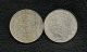 (2) 50 Centavos Cuauht 1980 Narrow Date Square 9 & Wide Date Round 9 Sh Mexico photo 1