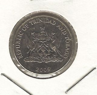 Trinidad & Tobago 25 Cents,  2005 photo