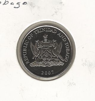 Trinidad & Tobago 25 Cents,  2007 photo