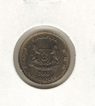 Singapore 5 Cents,  2000 photo