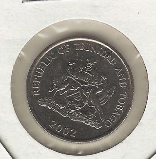 Trinidad & Tobago 25 Cents,  2002 photo