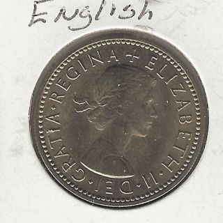 Great Britain 1 Shilling,  1963,  Enlish Arms,  Km 904 photo