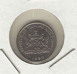 Trinidad & Tobago 10 Cents,  1990 photo