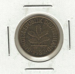 Germany - Federal Republic 5 Pfennig,  1982 - F photo