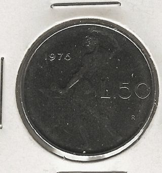Italy 50 Lire,  1976 photo
