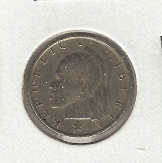 Liberia 10 Cents,  1977 photo