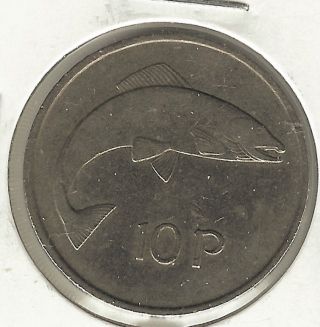 Ireland Republic 10 Pence,  1975 photo