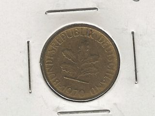 Germany - Federal Republic 5 Pfennig,  1970 - G photo
