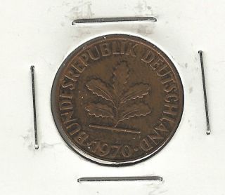 Germany - Federal Republic 2 Pfennig,  1970 - J photo