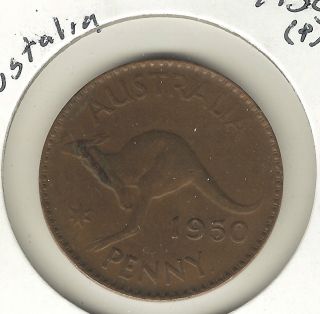 Australia Penny,  1950 photo