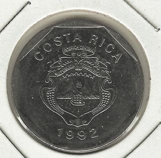 Costa Rica 10 Colones,  1992 photo