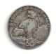 1901belgen,  50 Centimes.  8350 Silver Coin At Fine Europe photo 1