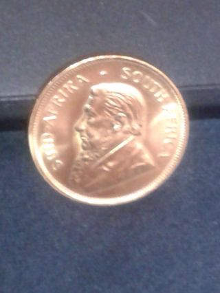 1982 1 Oz Gold South African Krugerrand (brilliant Uncirculated) photo
