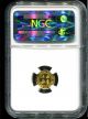 1986sm Singapore Gold 5 Singold Tiger Xmb15 Ngc Unc Details Removed From Jewelry Asia photo 1