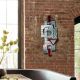 Contemporary Red Metal Wall Clock Art Home Decor - Scarlet Times - Jon Allen Africa photo 4