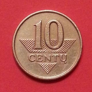 10 Centu 1998 Years Lithuania Copper Zinc Nickel (1 - 1 - 5) photo