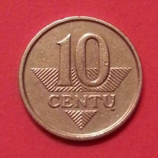 10 Centu 1999 Years Lithuania Copper Zinc Nickel (1 - 2 - 1) photo