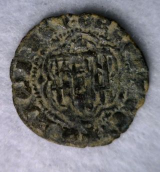 Spain King Henry Iii 1340 - 1406 Espana Coin (cyber 236) photo