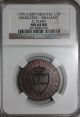 1795 Ngc Ms 64 Rare Render To Caesar Conder 1/2 Penny Middlesex Williams D&h 916 UK (Great Britain) photo 2