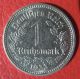 1933 E German Silver 1 Reichsmark Nazi Ww Ii Coin Germany photo 1