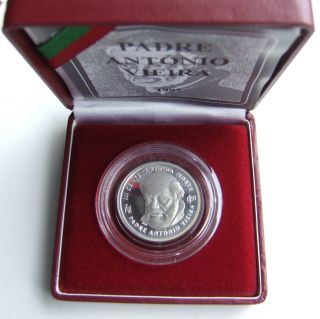 Lp Portugal 1997 - 500 Escudos Silver Proof Padre António Vieira photo