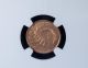 1970 Zealand 1 Cent Ngc Ms 63 Rd Unc Bronze Australia & Oceania photo 3