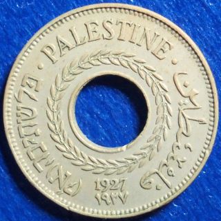 Palestine 5 Mils 1927 - - Great Coin photo