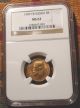 1909 Ngc Ms62 5 Roubles Russian Tzar Antique Gold Coin Imperial Antique Russia Russia photo 2