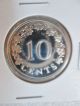 1977 Maltese10 Cents Proof Coin Sailing Ship Design Europe photo 5