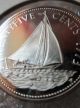 1973 25 Cents Proof - Like Bahamas Coin Sailing Ship Design North & Central America photo 1