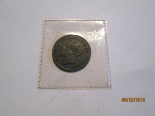 2 Centesimi 1867 Antique Rare 100% Coin Italian Vittorio Emanuele Ii photo