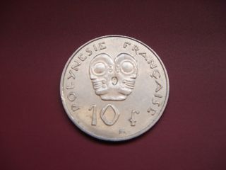 French Polynesia 10 Francs,  2003 Coin photo