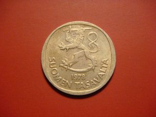 Finland 1 Markka,  1978 Coin photo
