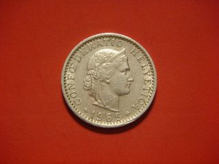 Switzerland 20 Rappen,  1969 Coin photo