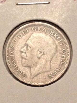 1933 Silver Shilling Great Britain photo