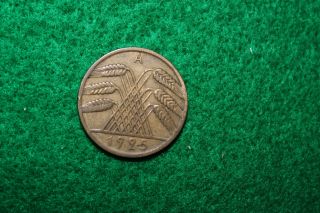 Germany 1925 - A Deutsches Reich 10 Reichspfennig Coin Cond. . photo