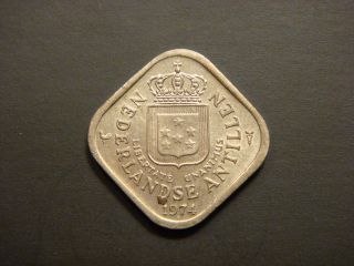 Netherlands Antilles 5 Cents,  1974 Coin photo
