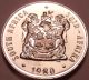 Rare Proof South Africa 1980 20 Cents Only 5,  000 Ever Minted Protea Flower Fr/sh Africa photo 1