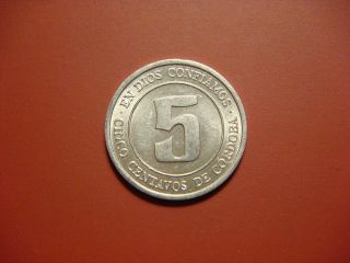 Nicaragua 5 Centavos,  1974 Coin photo