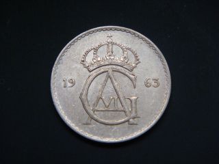 Sweden 50 Ore,  1963 Coin photo