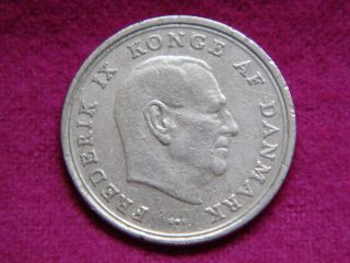 Denmark Krone,  1967 Coin.  Frederik Ix photo