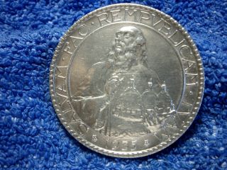 San Marino: Scarce Silver 20 Lire 1935 - R Uncirculated/brilliant Uncirculated photo