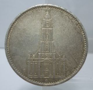 Germany 1935 - G 5 Reichsmark Silver Coin Scarce photo