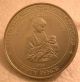 Falkland Islands - Silver Proof 50 Pence 1995 - Km 72a - Queens Mother Holding Infant South America photo 2