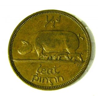 Ireland - Bronze Half Penny 1964 Km 10 photo