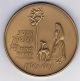 Israel Blossom Of Galilee State Art Medal By Gutman Bronze 70mm 140g +coa +box Middle East photo 3
