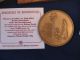 Israel Blossom Of Galilee State Art Medal By Gutman Bronze 70mm 140g +coa +box Middle East photo 4